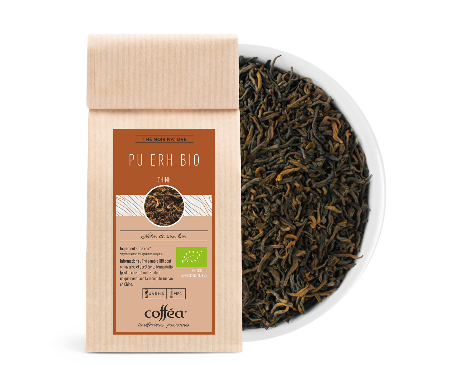 Thé noir Pu Erh Bio