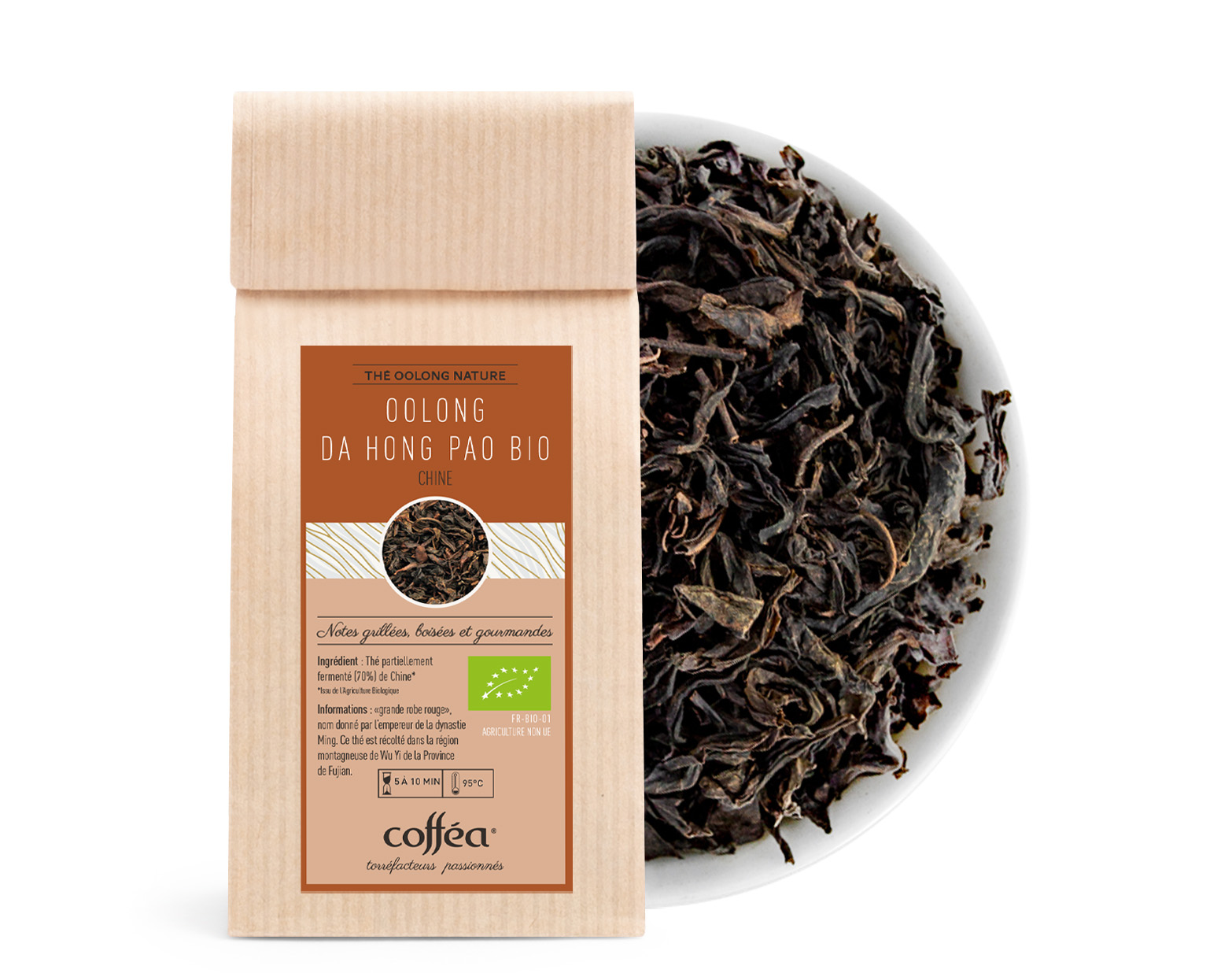 Thé oolong Da Hong Pao Bio