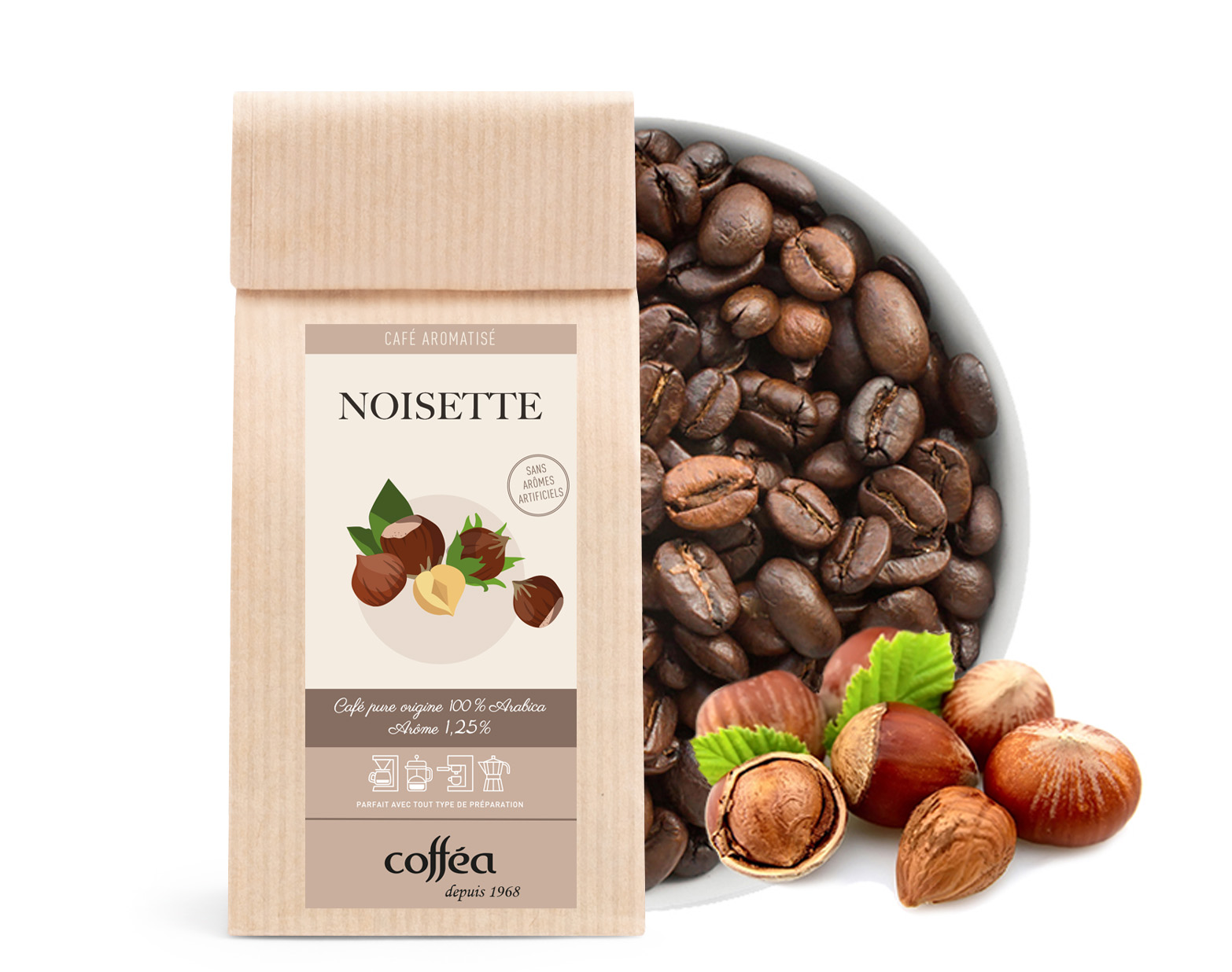 Café aromatisé Noisette