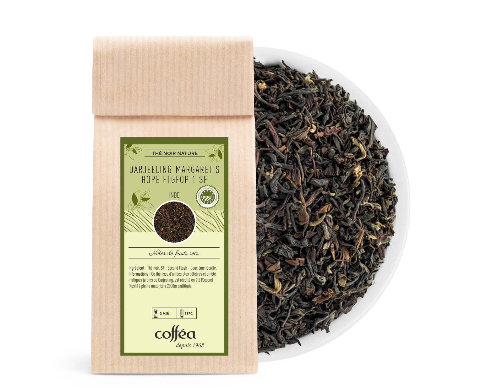 Thé noir Darjeeling FTGFOP 1 2nd Flush Margaret's Hope 
