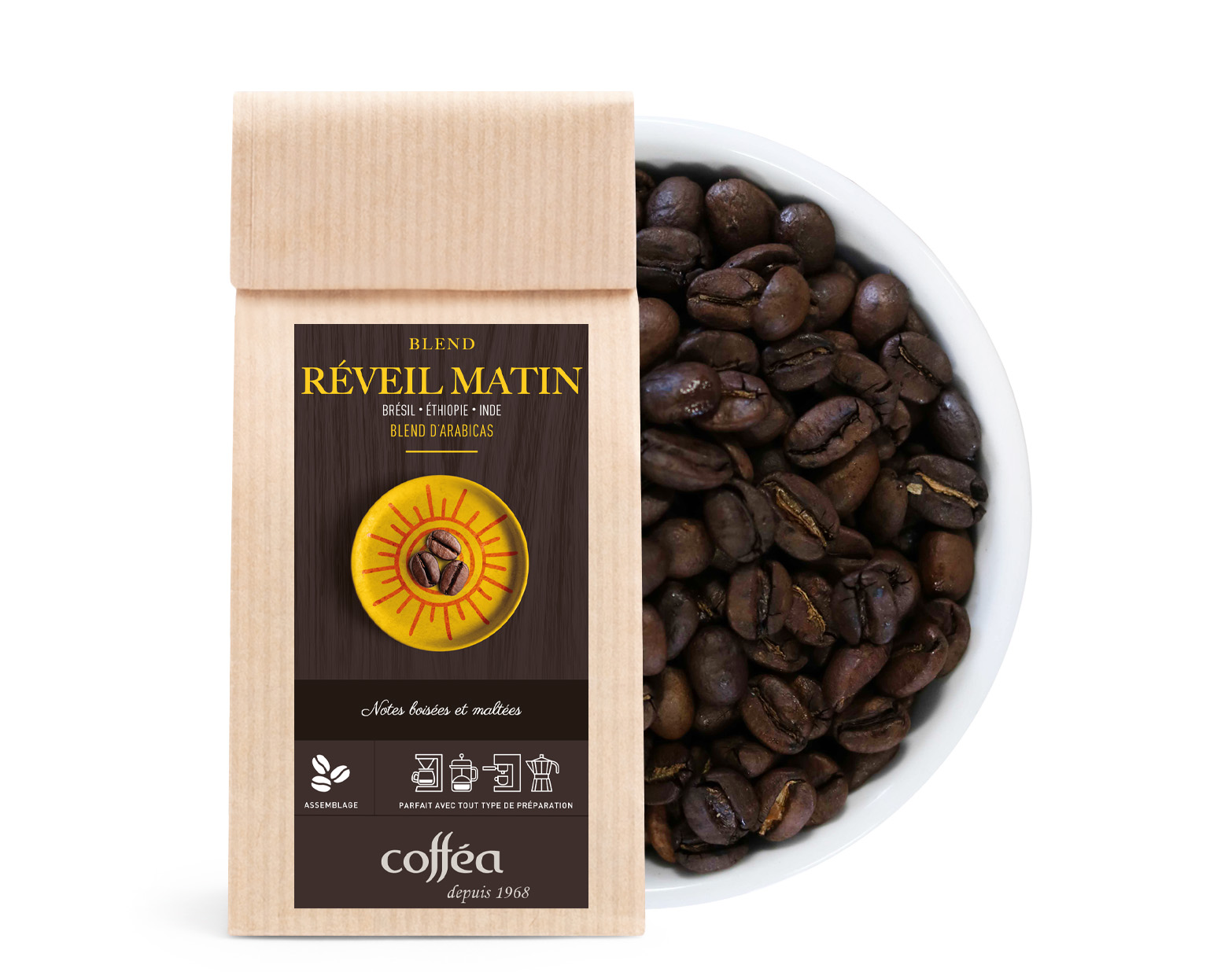 Café Blend Réveil matin