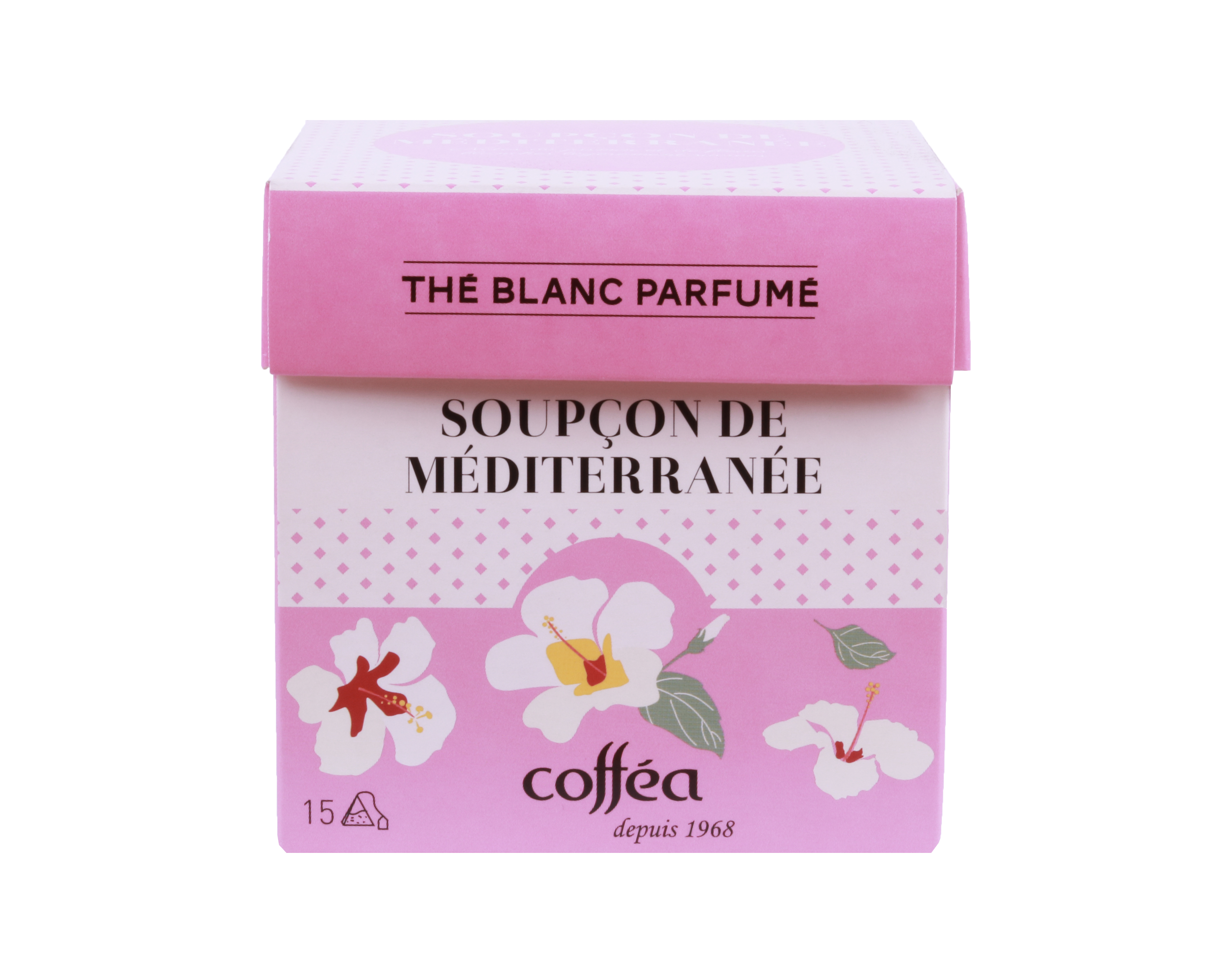 Boîte 15 sachets Thé blanc Soupçon de Méditerranée