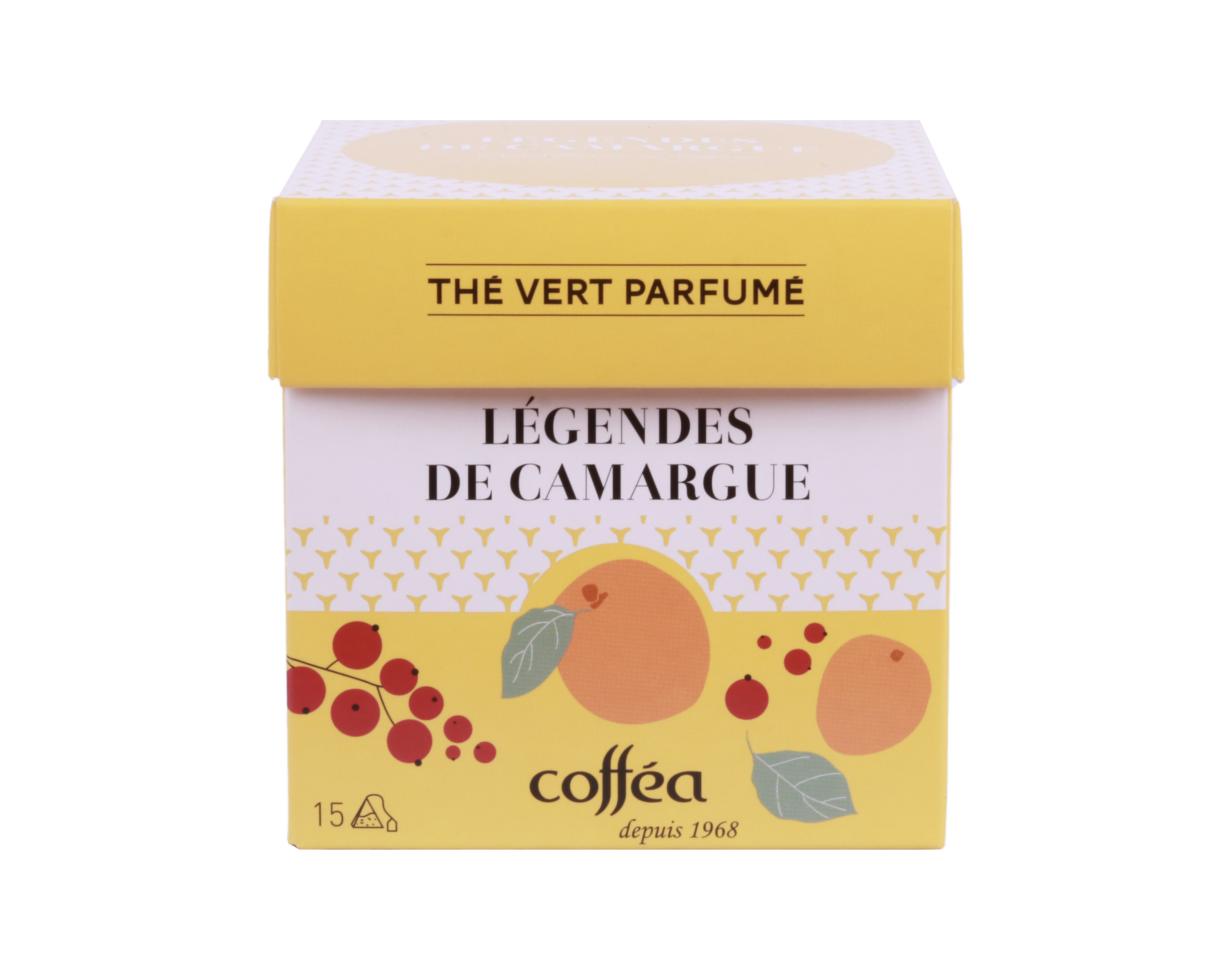 Boîte 15 sachets Thé vert légendes de Camargue